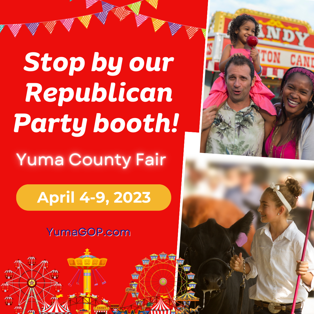 Republican Party Booth at Yuma County Fair